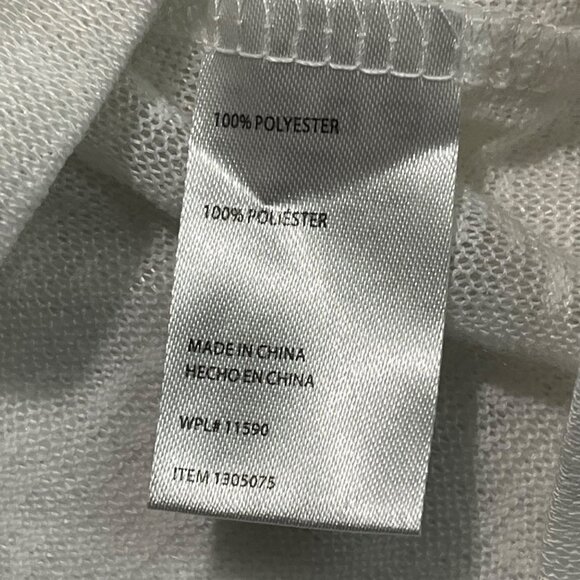 Weatherproof Vintage M/M Cream Polyester Light Sweater Hoodie - Picture 6 of 13